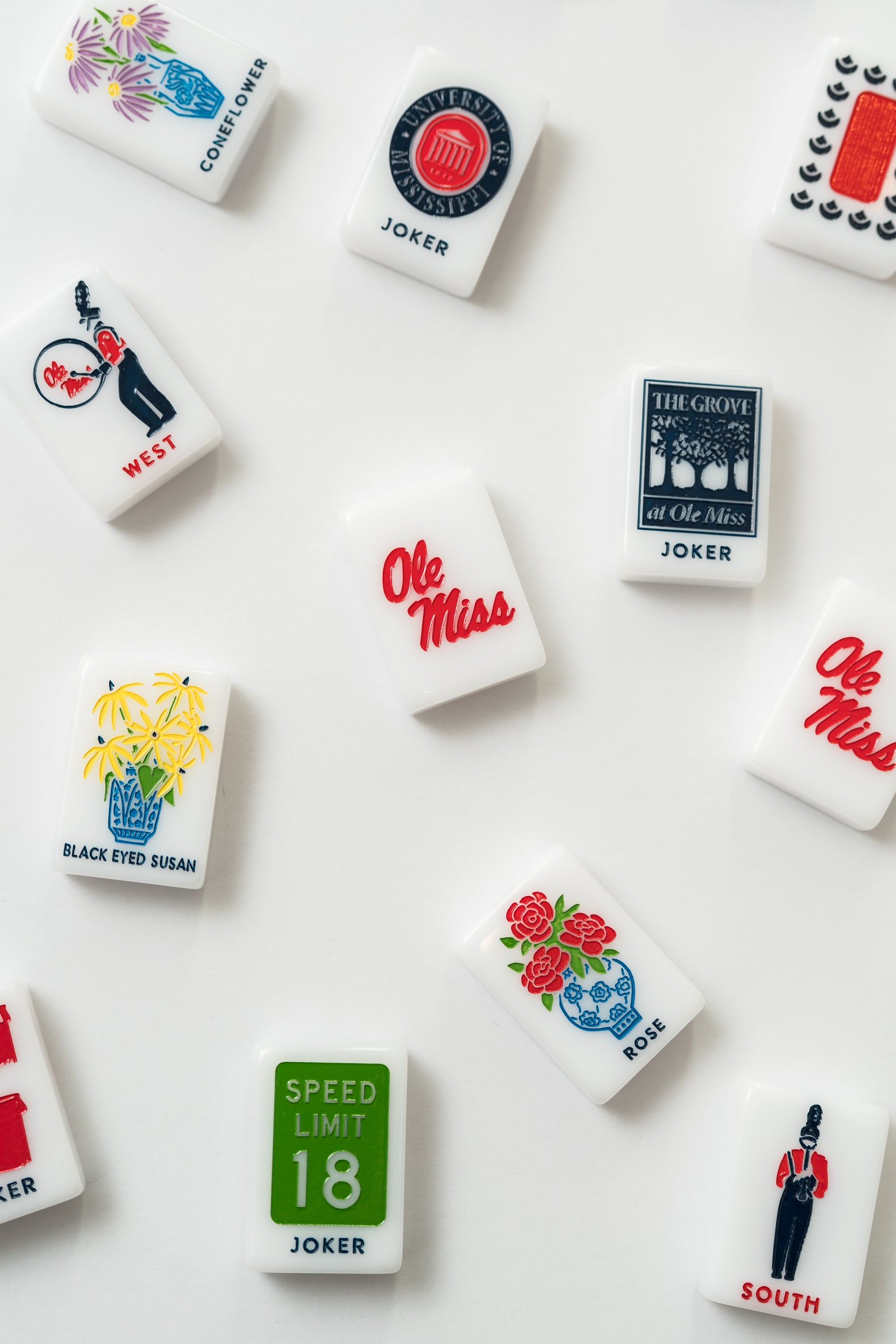 Ole Miss® - University of Mississippi® Mahjong Tiles