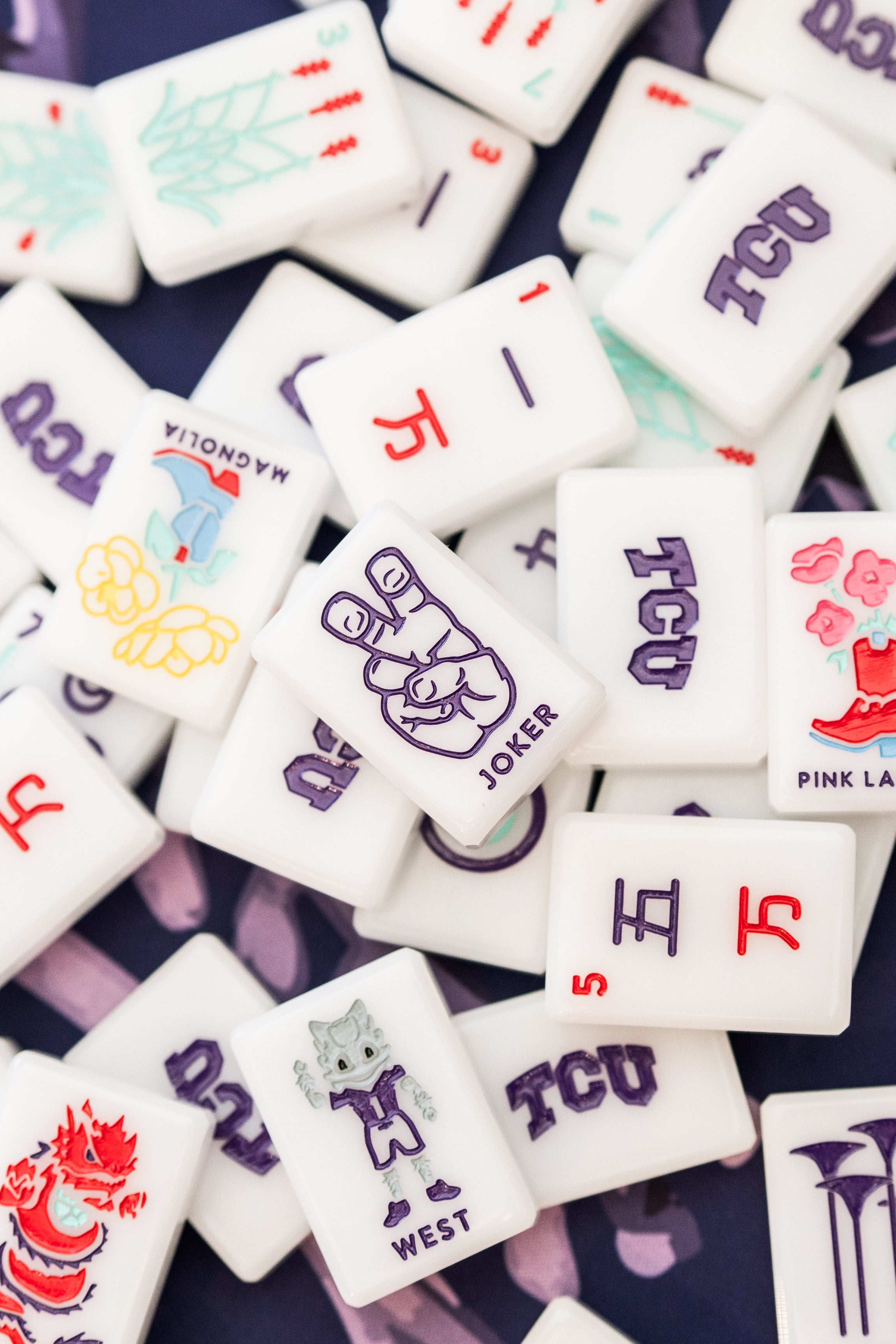 TCU Mahjong Tiles | West Wind Mahjong